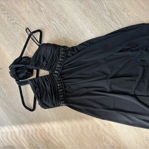 Max & Cleo Black Backless Dress